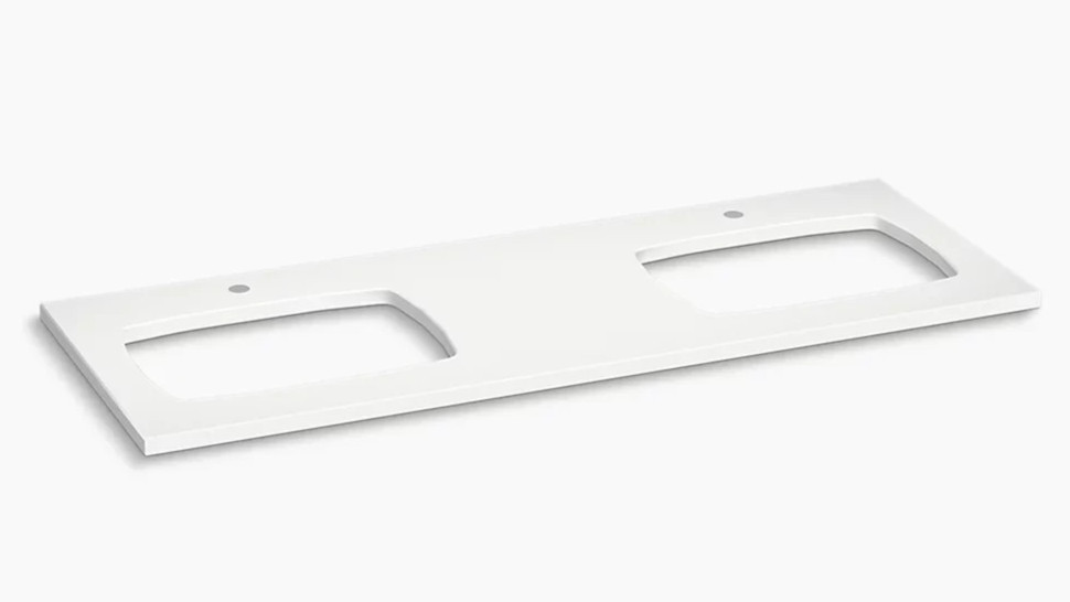 Kohler 28260-MMW – Silestone Quartz 61″ Vanity Top with Two Sink Cutouts