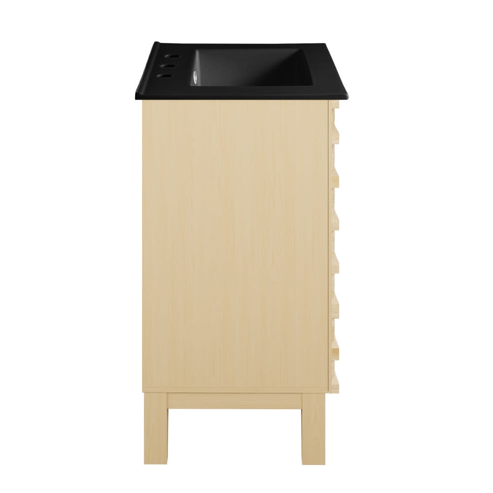 Swiss Madison SM-BV470-3MB Cascade 24″ – Natural Oak / Matte Black