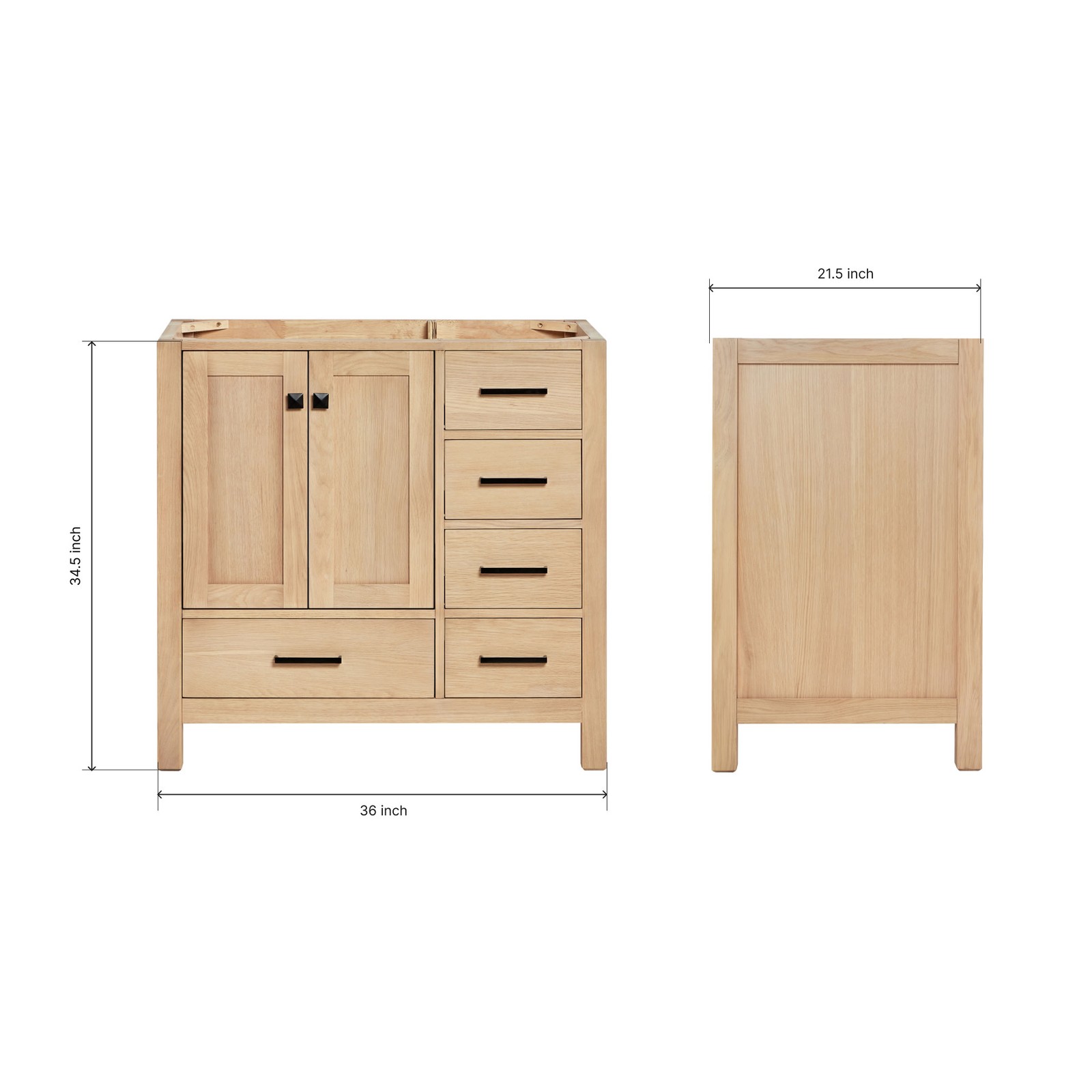 Ariel A037S-L-BC Cambridge 36″ Single – Brown
