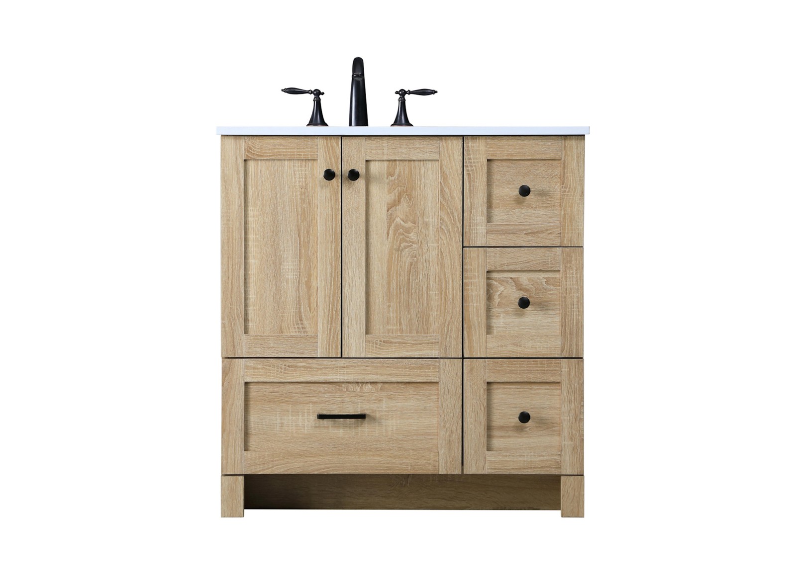 Elegant Lighting VF2832 Soma 32″ – Mango Wood