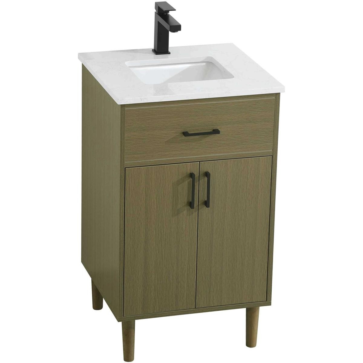 Elegant Lighting VF25020MCB Chandler Vanity Chestnut Brown