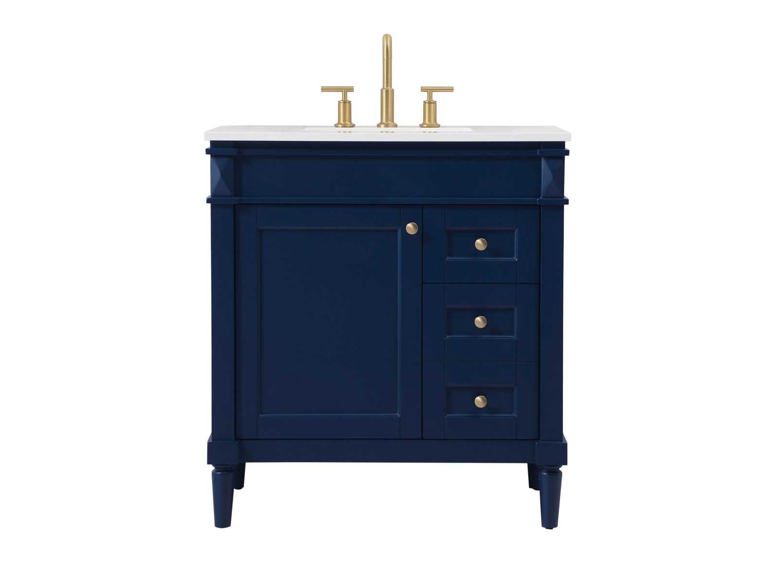 Elegant Lighting VF31832 Bennett 32″ – Blue