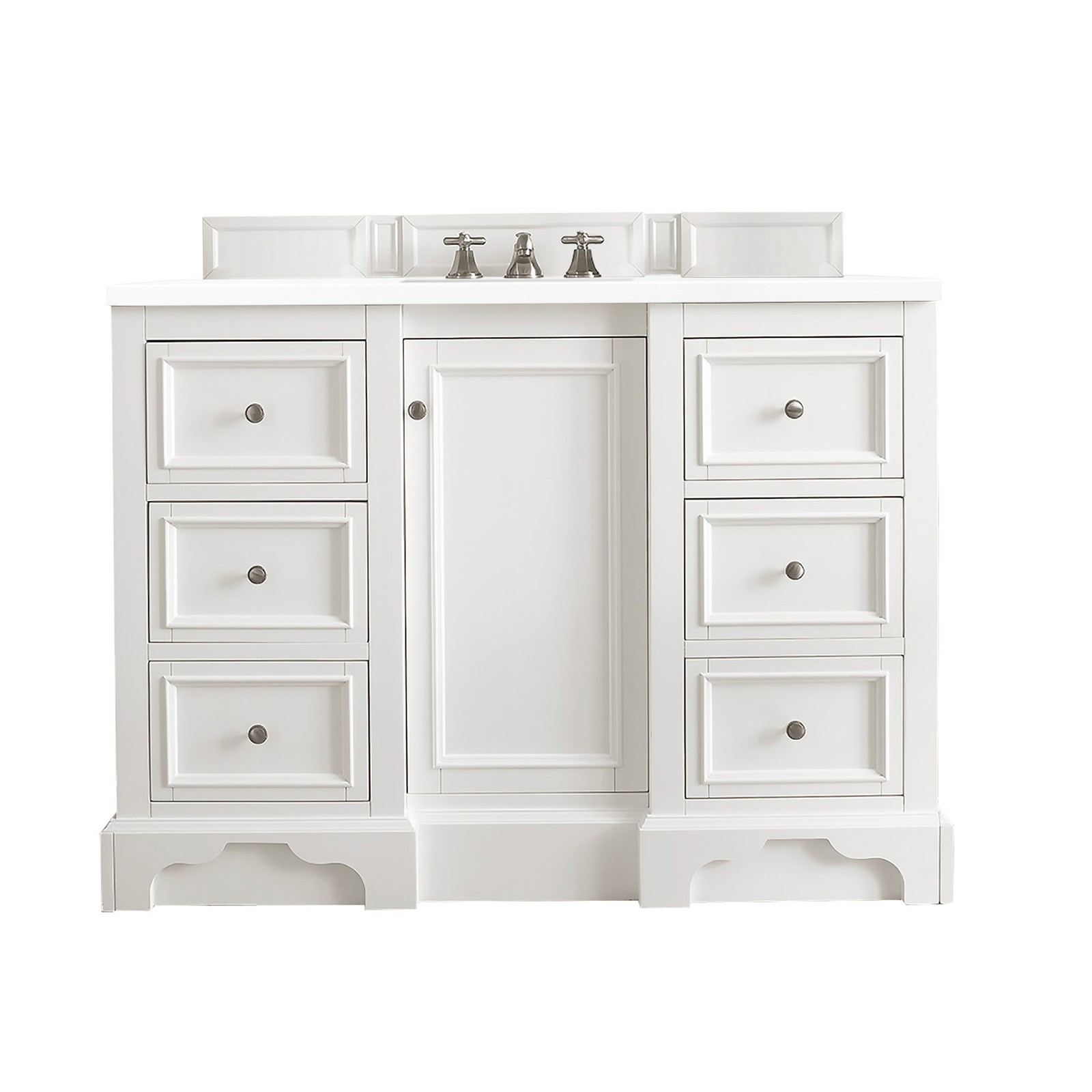 James Martin Vanities 825-V48-3WZ De Soto 48″ – White