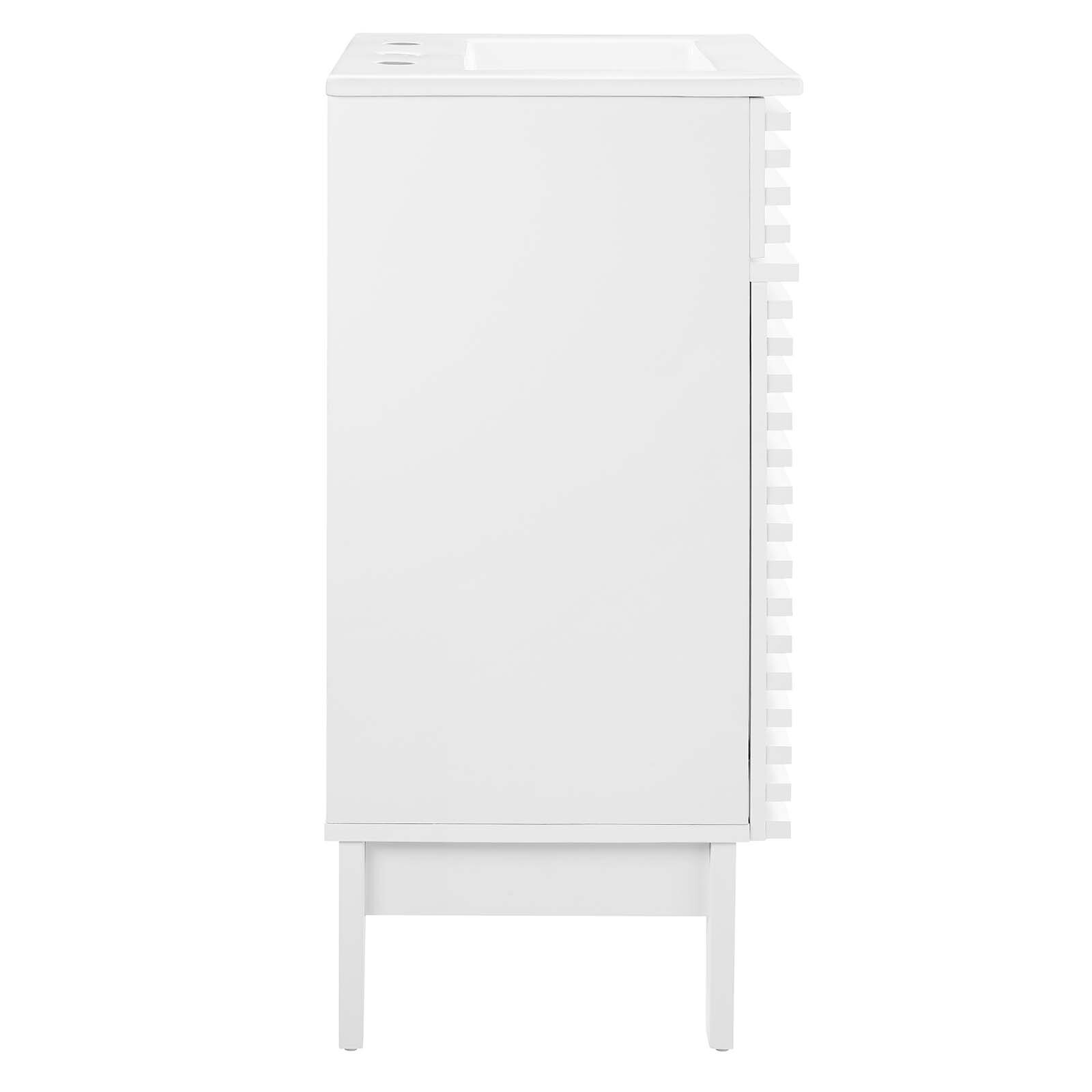 Modway Render 18″ Bathroom Vanity With Sink in White White