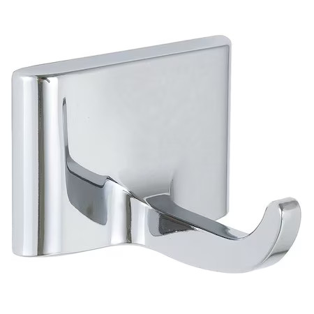 Zoro Select 4Wmk7 2 1/8 In W X 1 1/2 In H, Zamac, Bathroom Hook, 4Wmk7