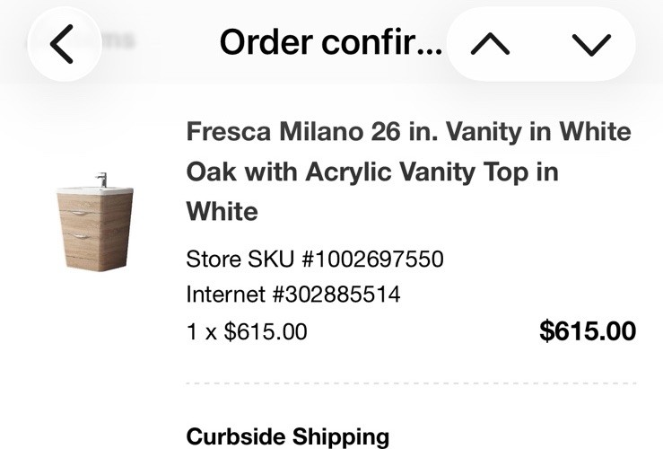 Fresca Milano Single Sink Bathroom Vanity White Oak 25.5″ Freestanding, 2 Soft …