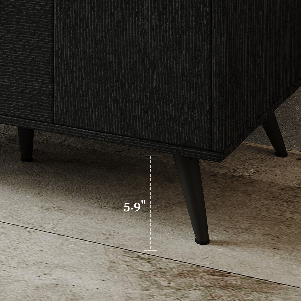 36″ Modern Bathroom Vanity w/ Sintered Stone Top, Ceramic Sink & Smart Storage