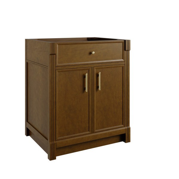 30″ James Martin Bellshire 660-V30-HNO Single Vanity Cabinet Honey Oak