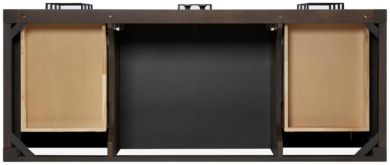 Ariel A055SWQOVO Cambridge 54″ – Brown Oak / Pure White Quartz / Satin Brass