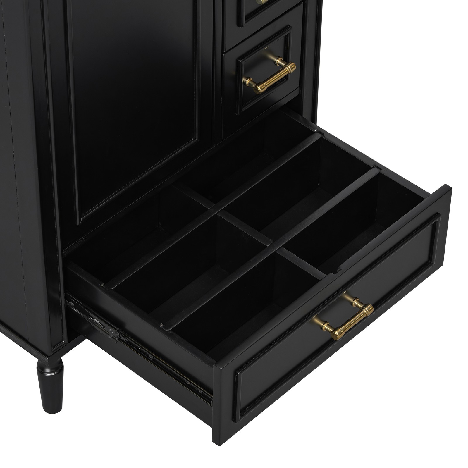 24″ Bathroom Vanity Set Floor Standing Bathroom Storage Cabinet w/Three Drawers