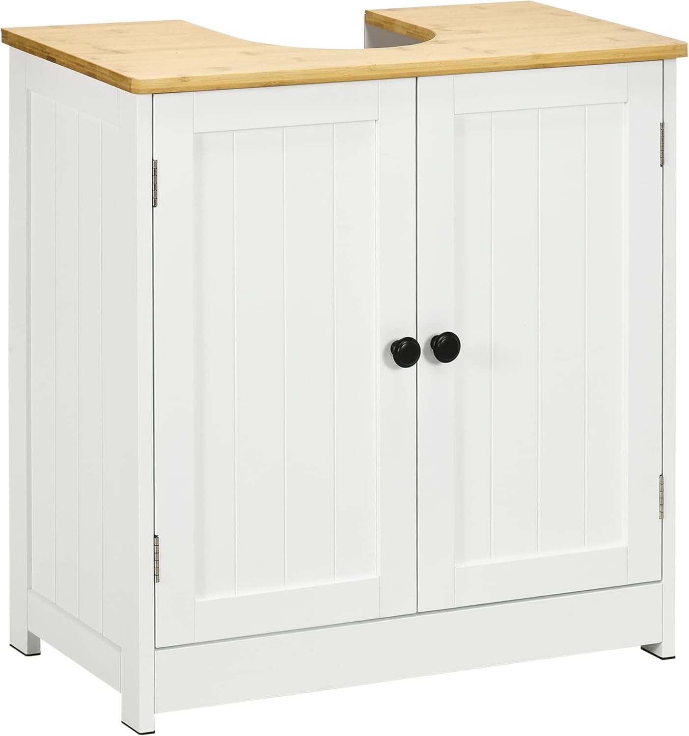 Modern Bathroom Under Sink Cabinet, Bathroom Vanity for Wall Mount Sink, Storage
