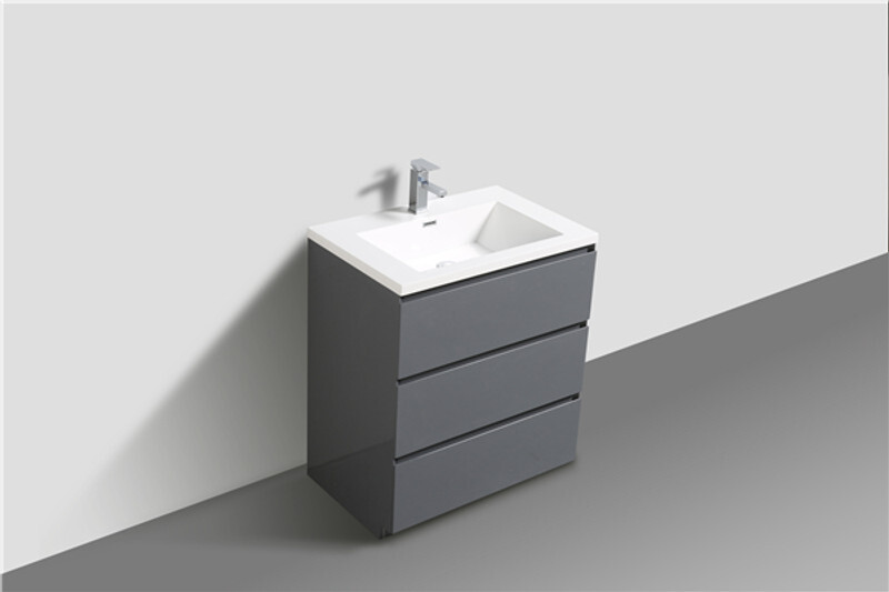 ANGELES 30″ FREESTANDING BATH VANITY WITH SINGLE REINFORCED ACRYLIC SINK