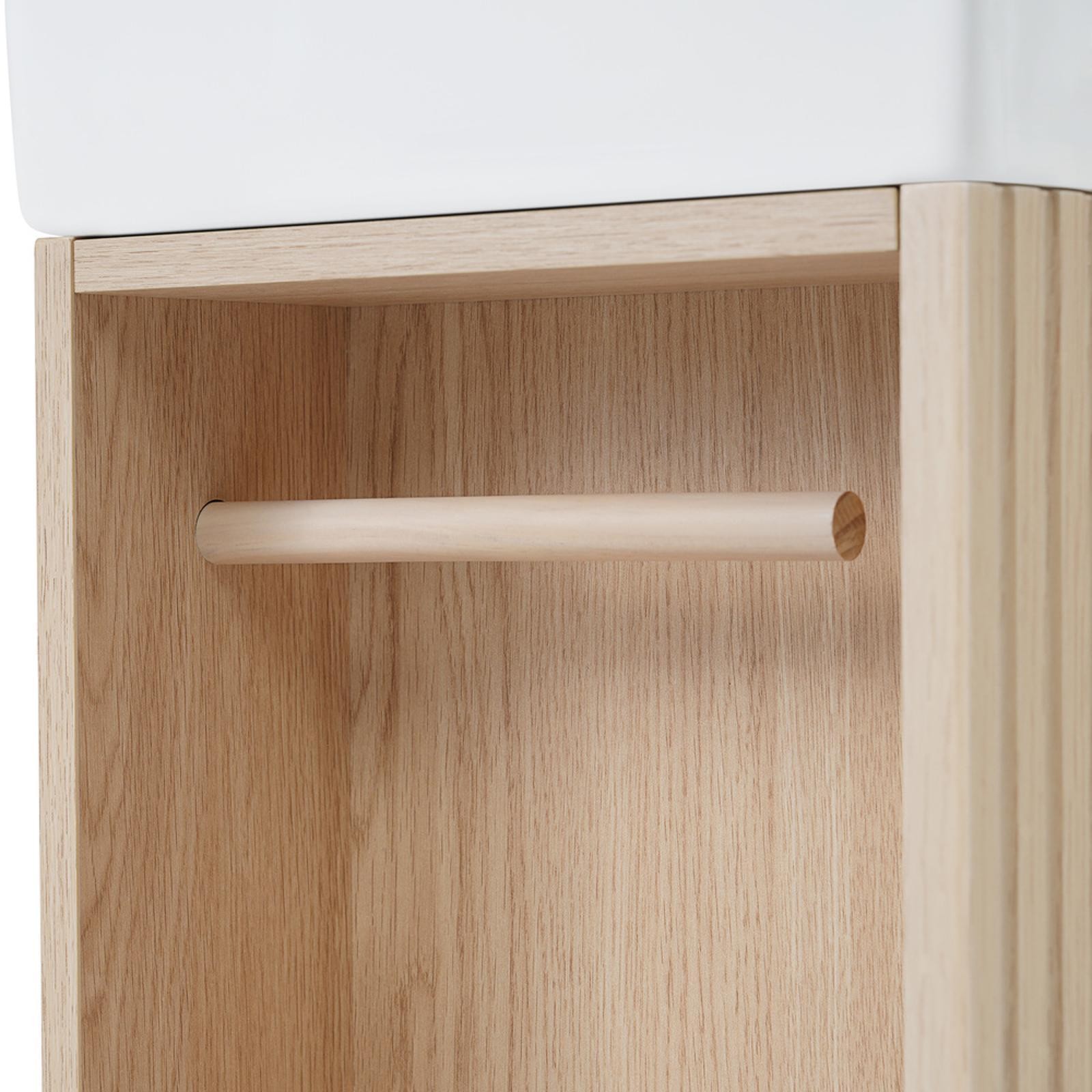 Bathroom Vanity Sink Cabinet MDF Storage Shelf Modern Small Sink Furniture for