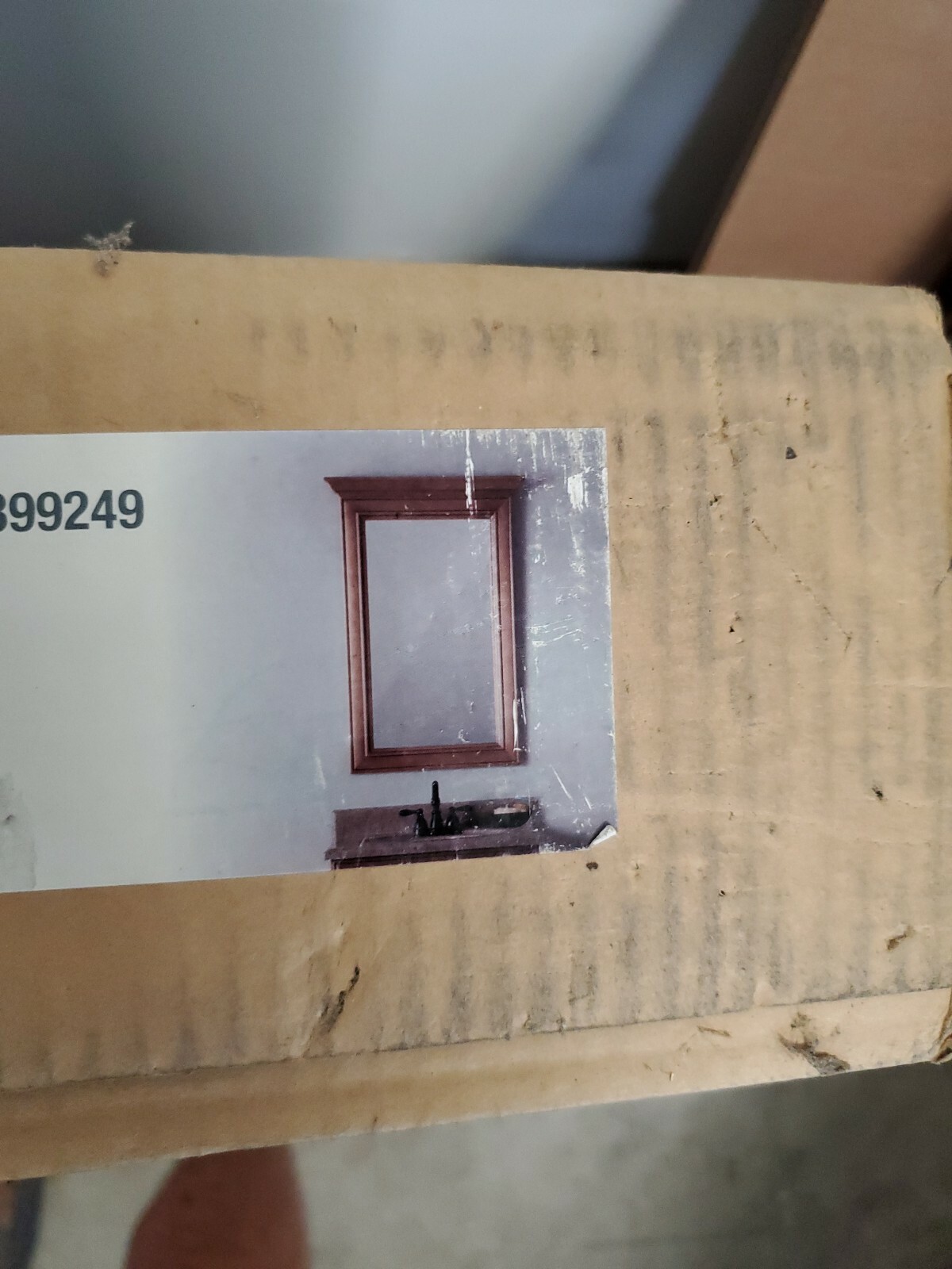 Style Selections Ryerson 25-in W x 34-in H Golden Rectangular Bathroom Mirror