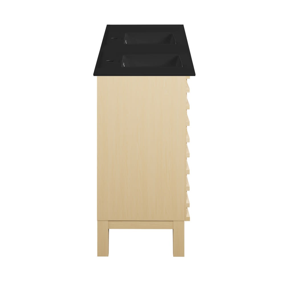 Swiss Madison SM-BV557DMB Cascade 48″ – Natural Oak / Matte Black