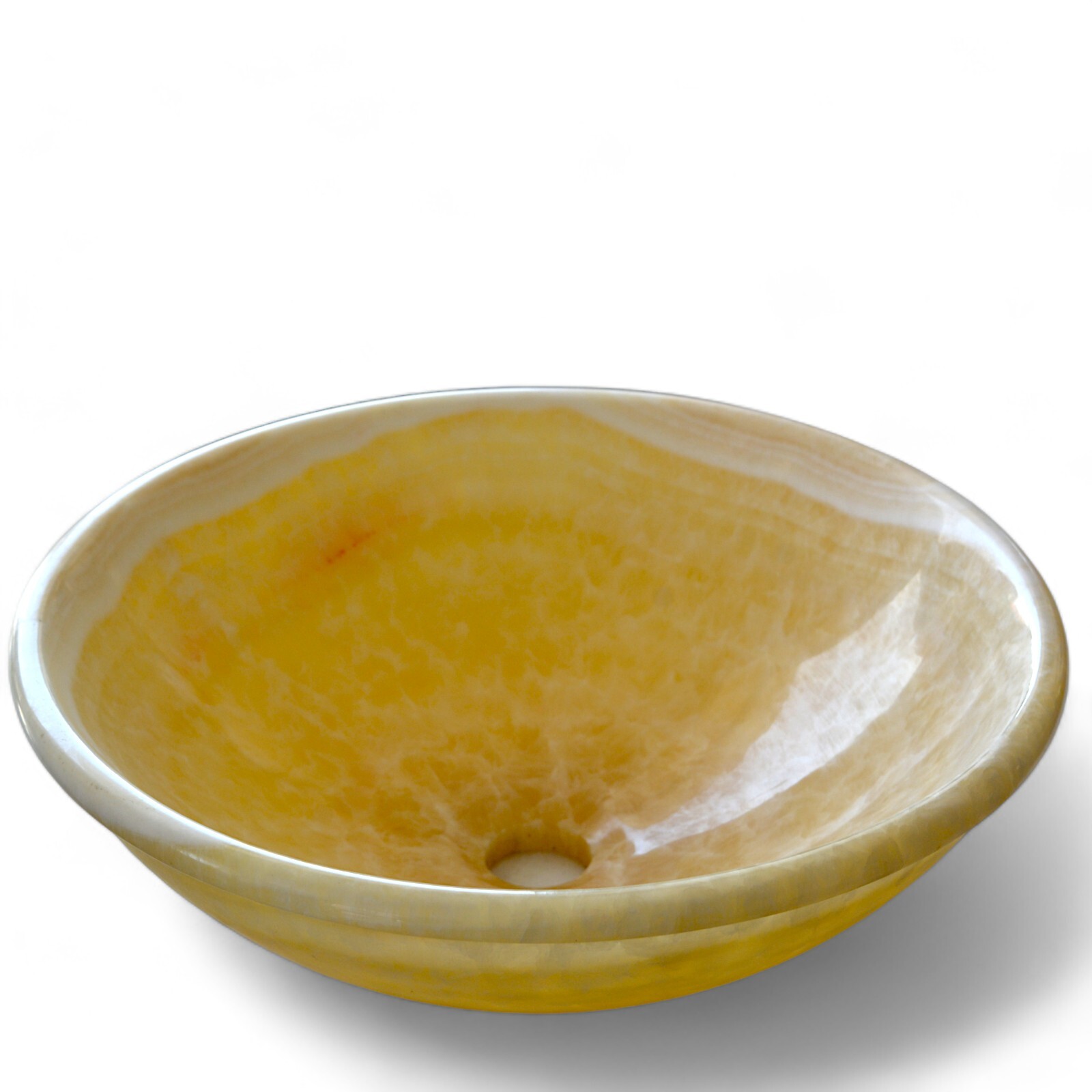 Lavabo Onice Naturale Home Finiture Arredamento Bagno Home Decor Diametro 42 cm