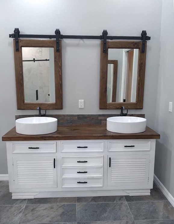 Fulton Rustic Bathroom Vanity