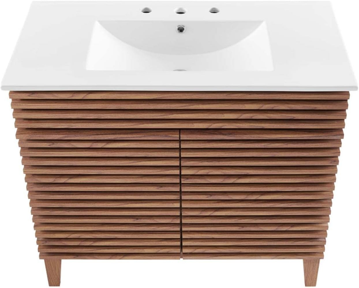 Render 36″ Bathroom Vanity in Walnut White