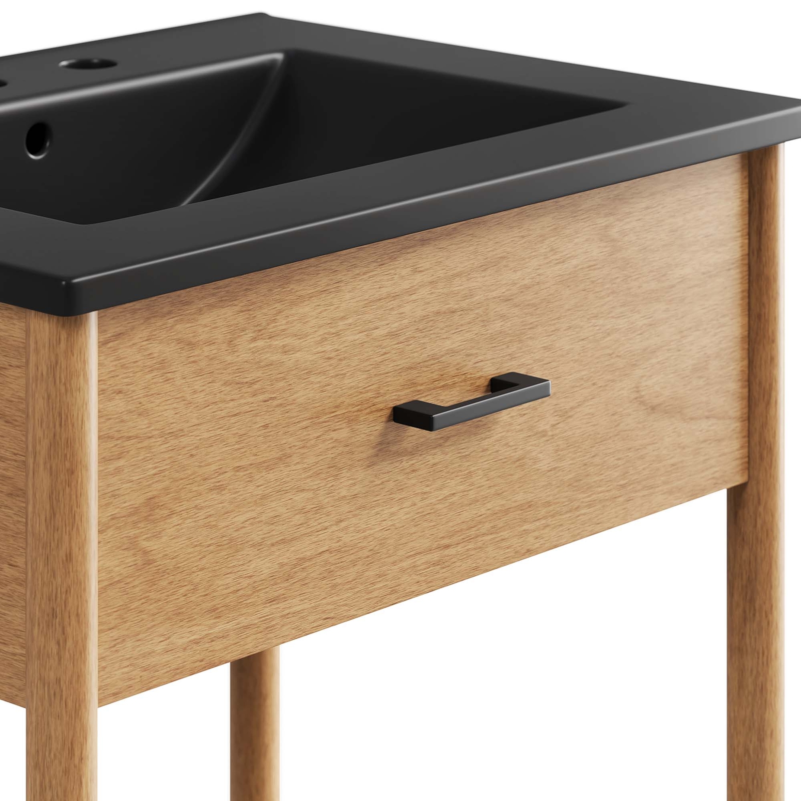 Zaire 24″ Bathroom Vanity in Natural Black