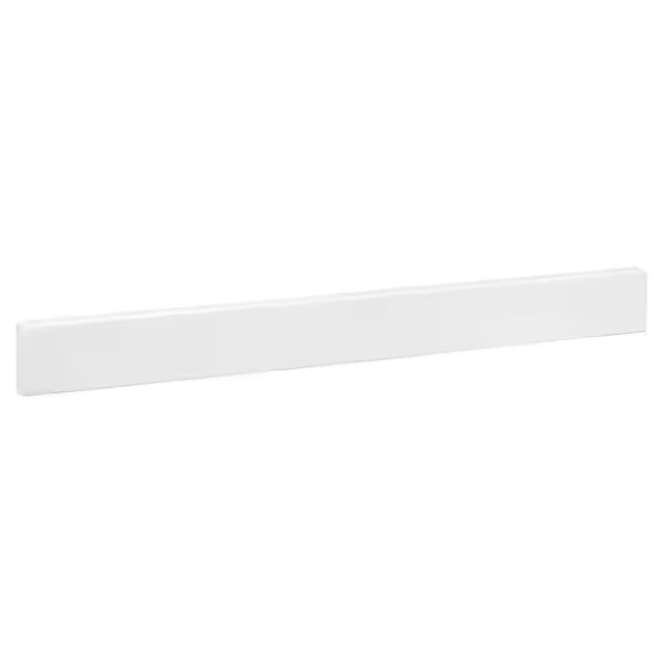 24.5 In. W Cultured Marble Vanity Backsplash in White