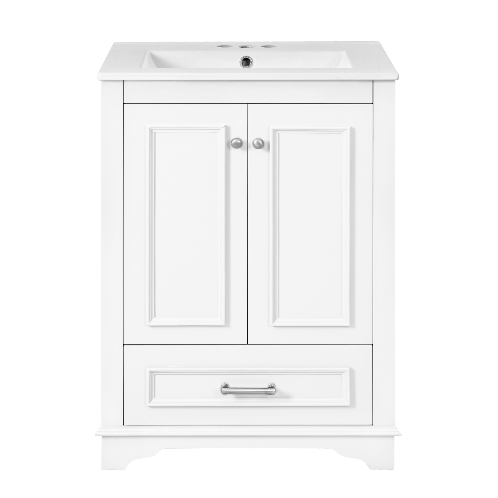 Bathroom dressing table, ceramic sink set with handle