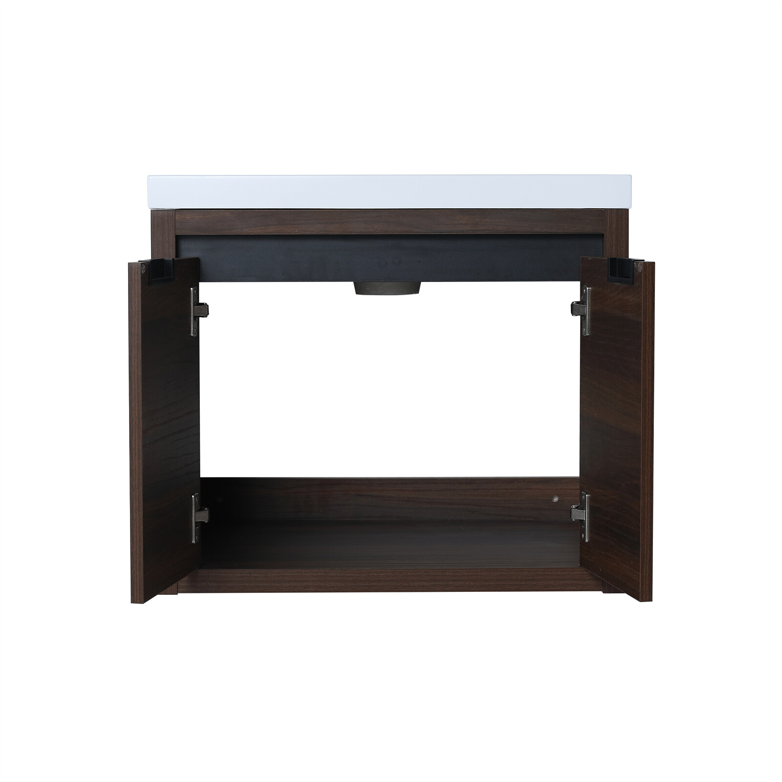 24 Inch Small Bathroom Vanity Floating Wall Mounted Ceramics with Sink