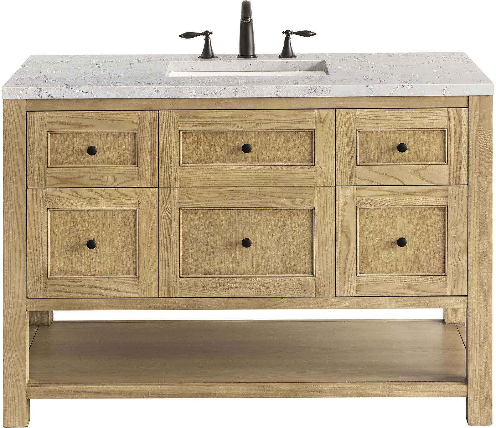 James Martin Vanities 330-V48-FEJP Breckenridge 48″ – Light Natural Oak