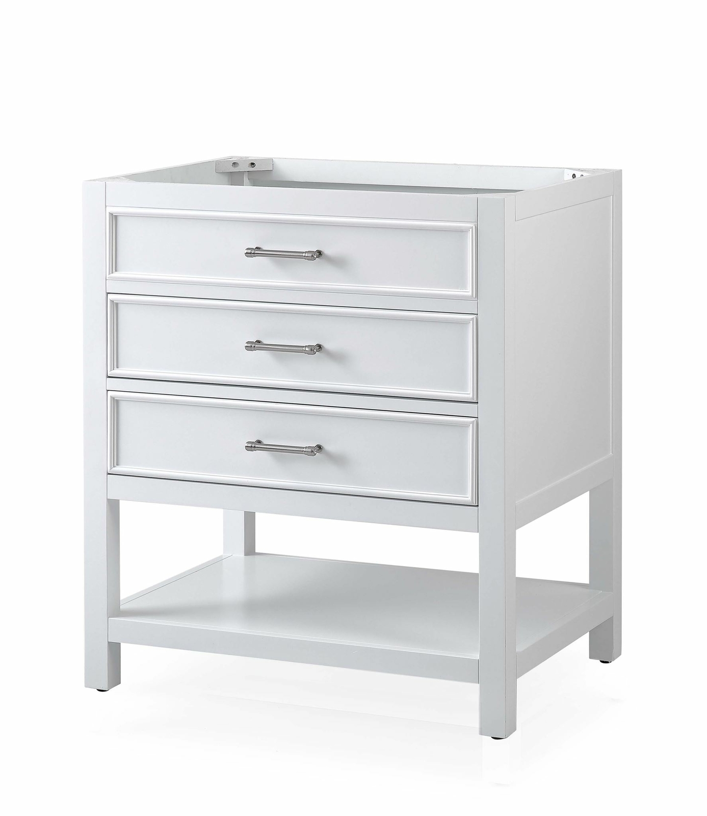 30 inch White Finish Single Sink Bathroom Vanity – Felton SKU # 7206