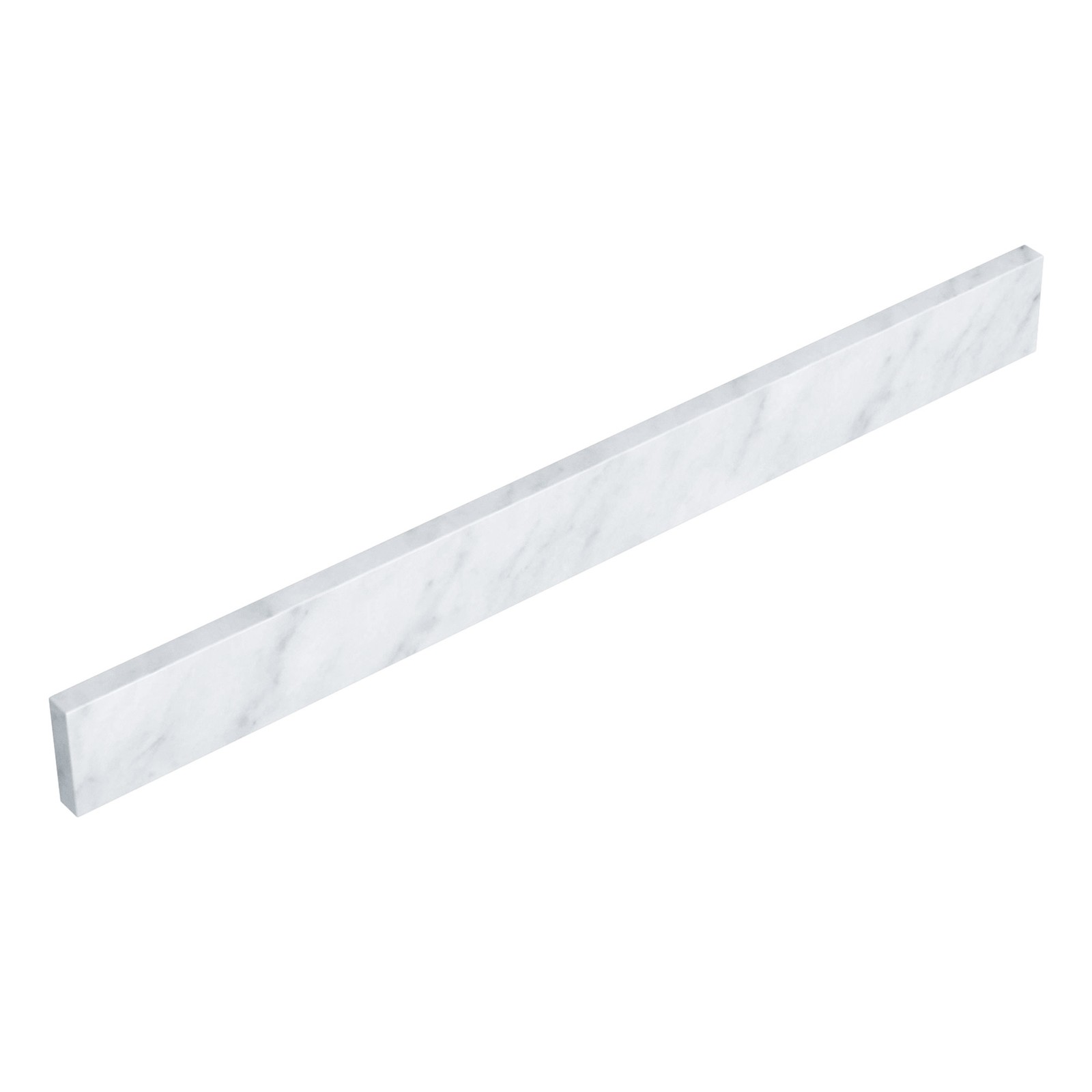 Wyndham Collection WCFVCA130BS 30″ x 3″ Backsplash – Carrara Cultured Marble