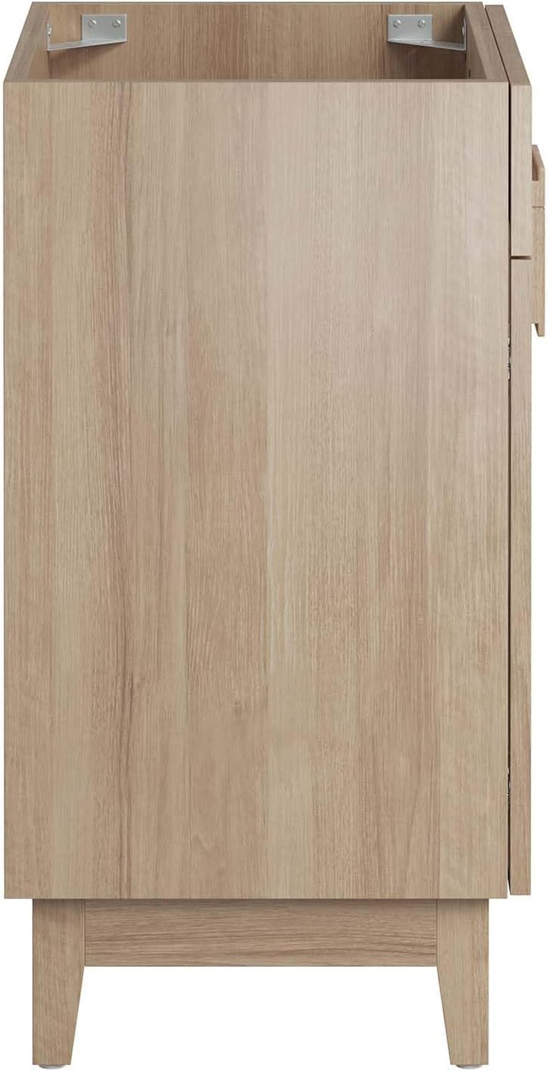 Miles 24” Oak Bathroom Vanity Cabinet – Sink Basin Not Included