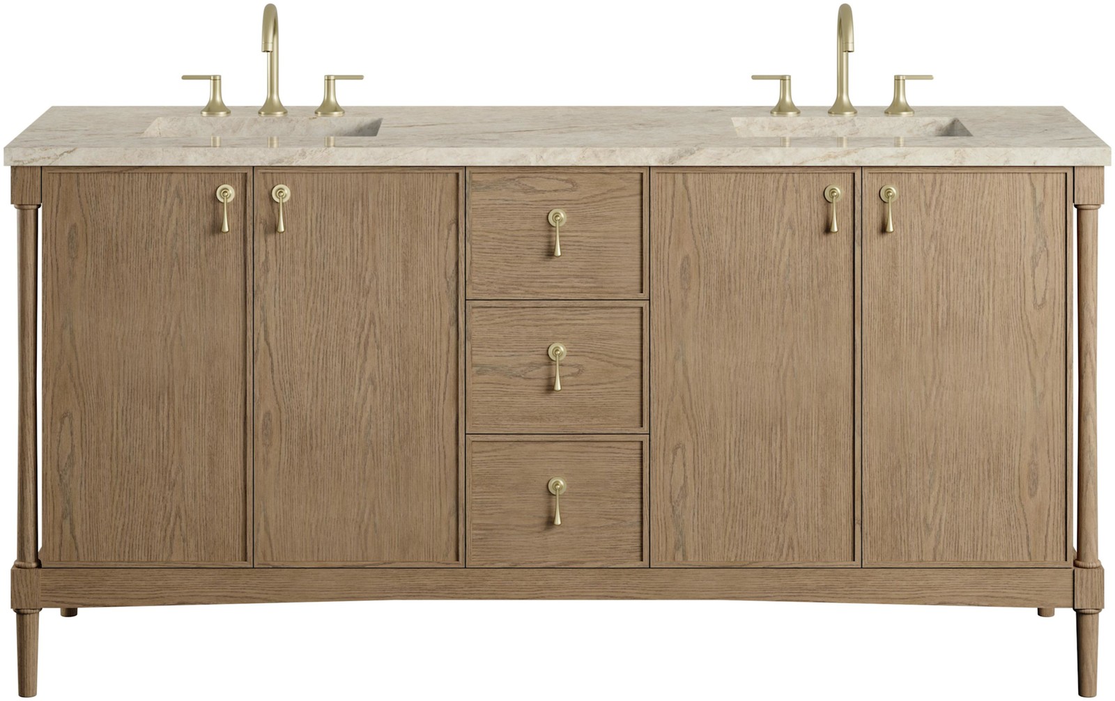 James Martin Vanities D680-V72-FTJR Kinnsden 72″ – Sable Oak