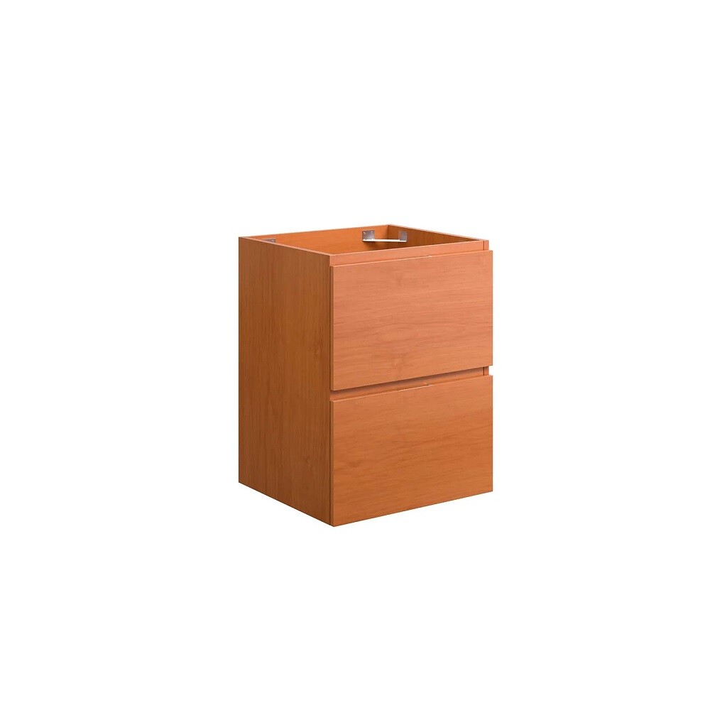 Cherry Walnut Wall-Mount floating Bathroom Vanity Cabinet (Sink NOT Included)