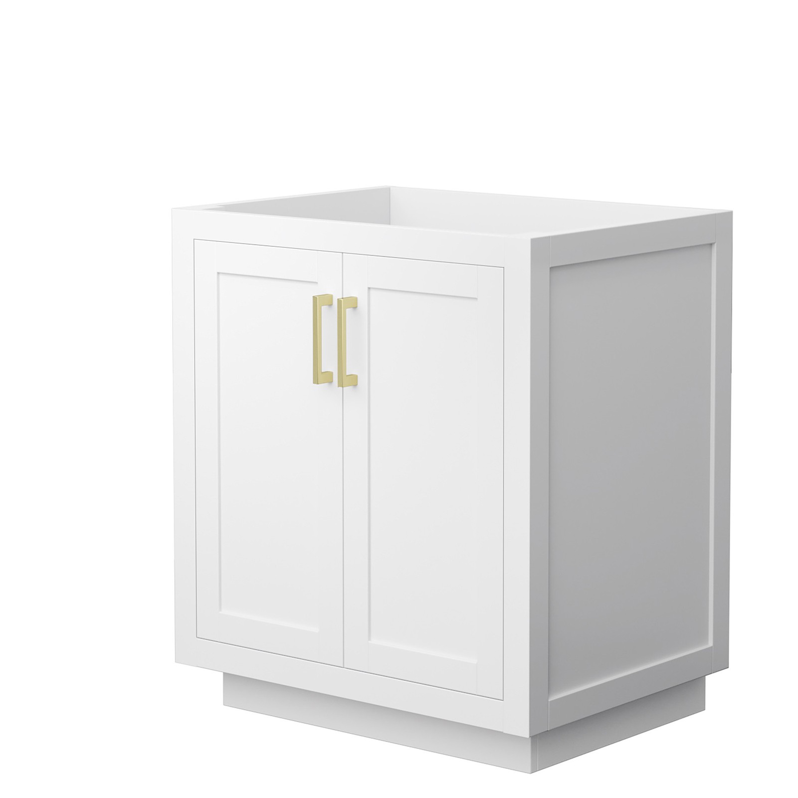 Wyndham Collection WCF2929-30S-CX-MXX Miranda 30″ Single – White / Brushed Gold