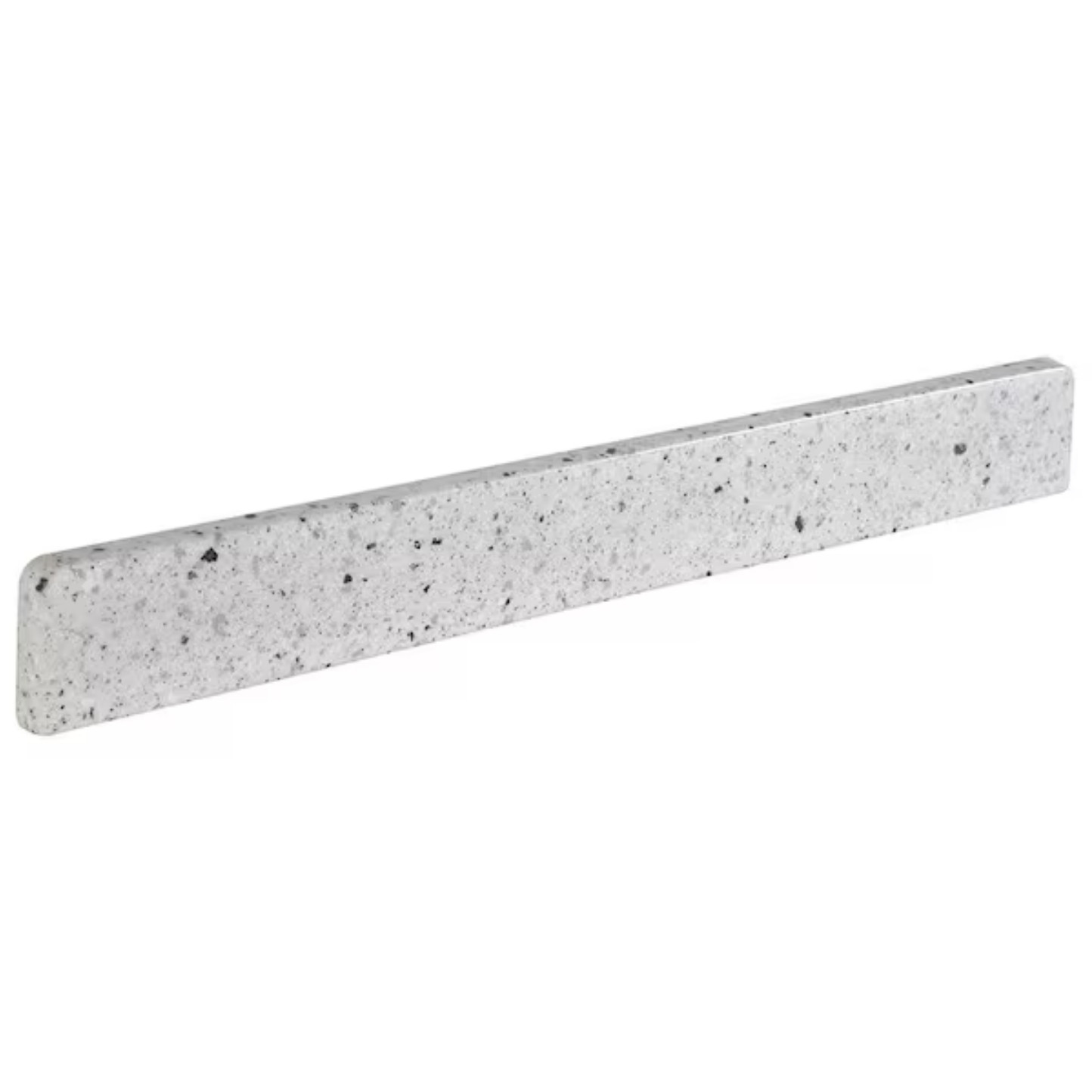 Glacier Bay 17 in. W Cultured Marble Vanity Sidesplash in Silver Ash
