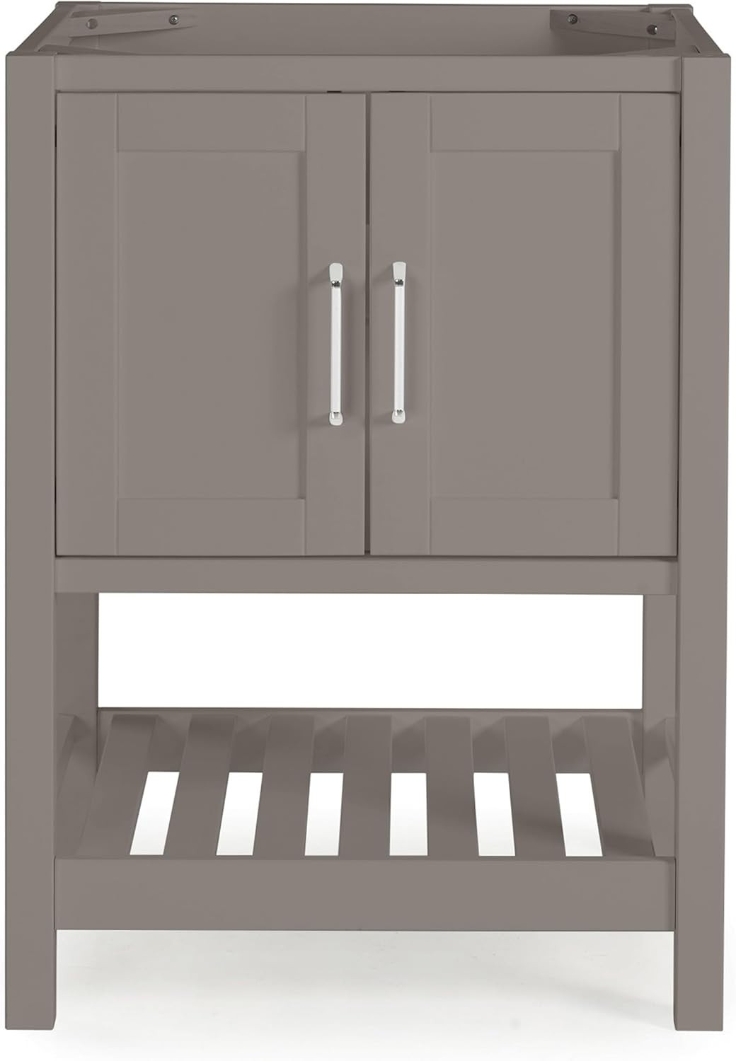24″ Gray Bennet Bathroom Vanity Cabinet with Soft-Close Shaker Doors