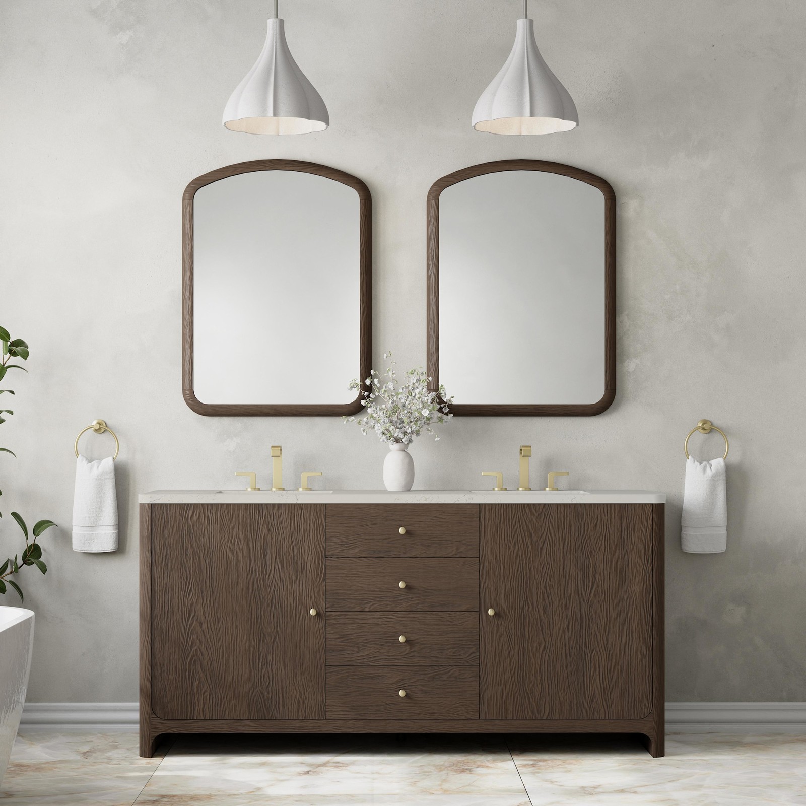 James Martin Vanities D125-V72-FSFR Gracyn 72″ – Sable