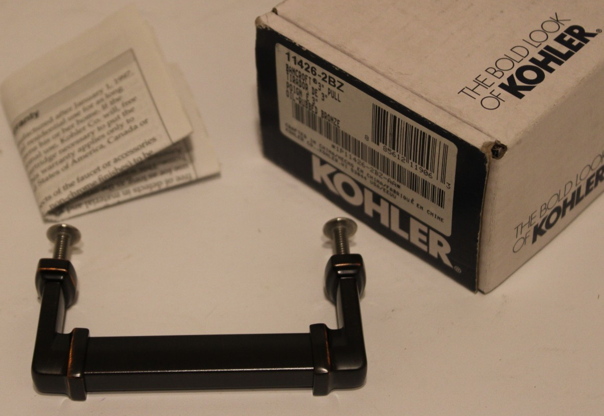 Kohler 11426-2BZ – Bancroft 3″ Drawer Pull – Oil-Rubbed Bronze