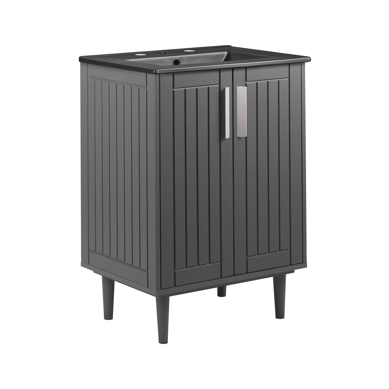 Modway Augusta 24″ Bathroom Vanity in Gray Black