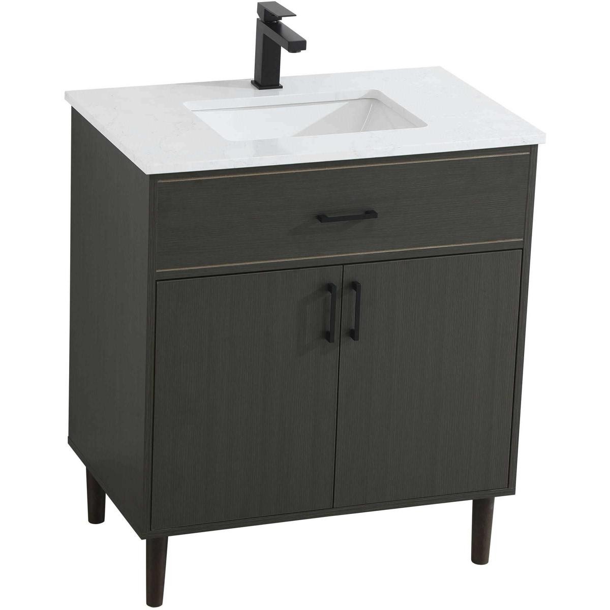 Elegant Lighting VF25030MMB Chandler Vanity Mocha Brown