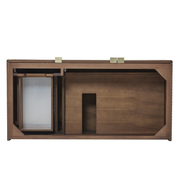 48″James Martin Marcello D200-V48-CSN-3CSP Vanity Cabinet Charcoal Soapstone Top