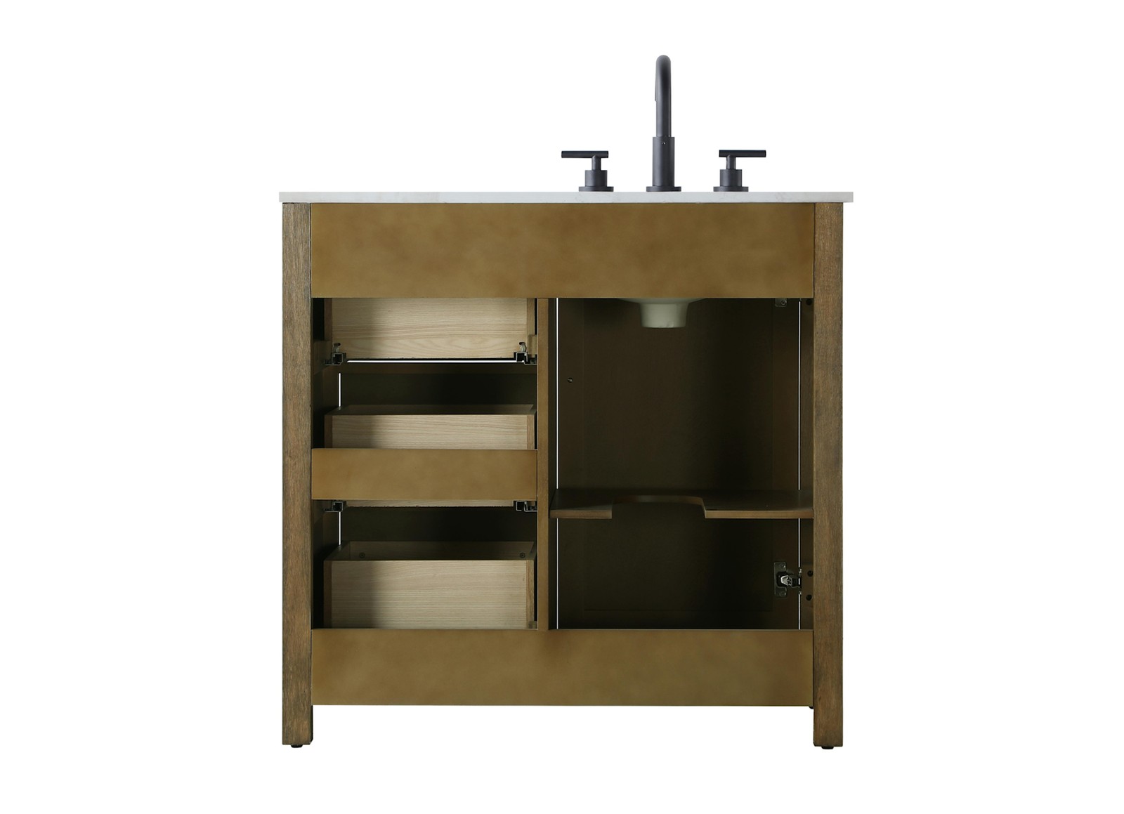 Elegant Lighting VF29536 Alina 36″ – Hazel Oak