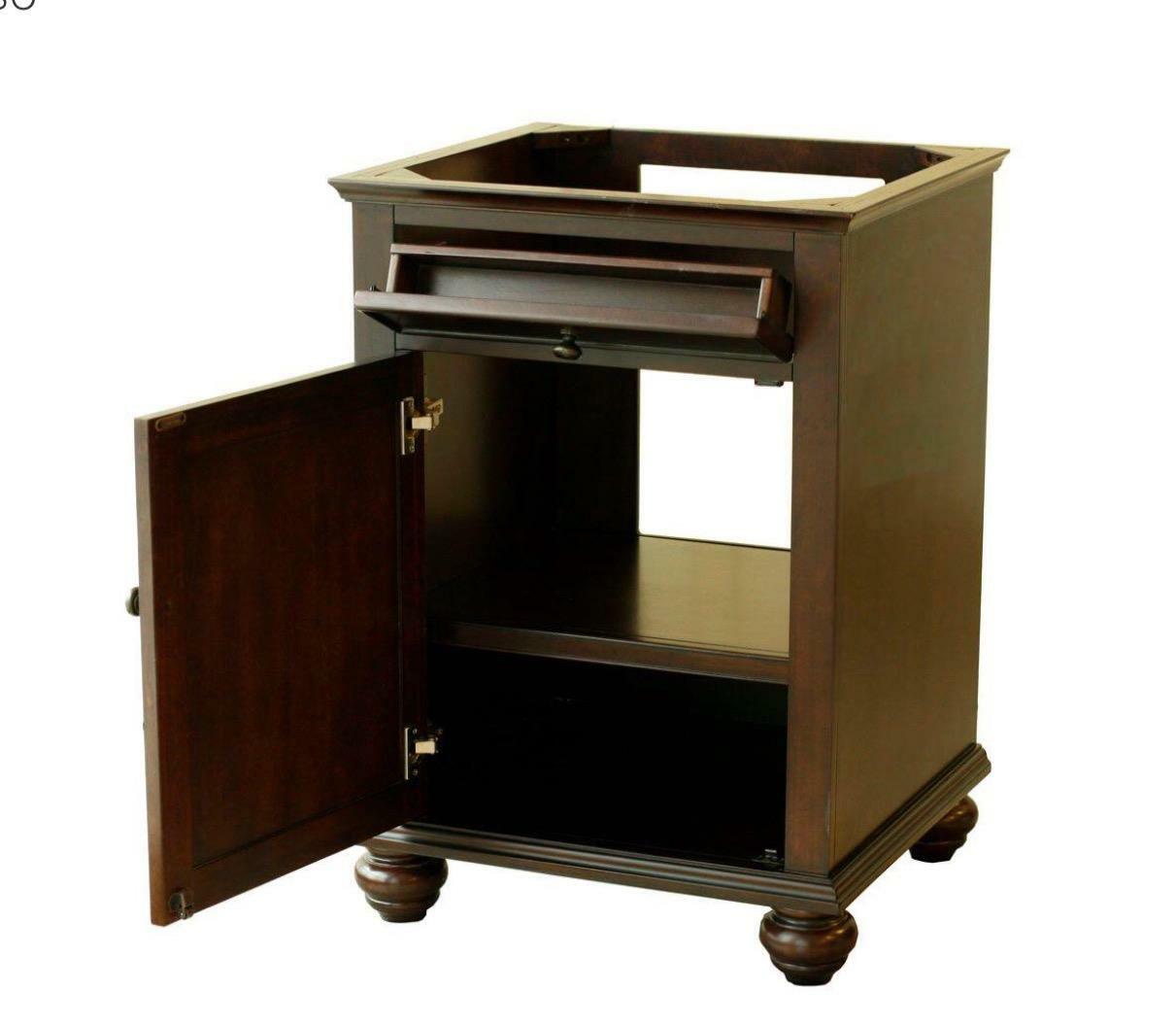 Pegasus Bimini 24 in. W x 21.75 in D x 33.5 in H Vanity Cabinet Only in Espresso
