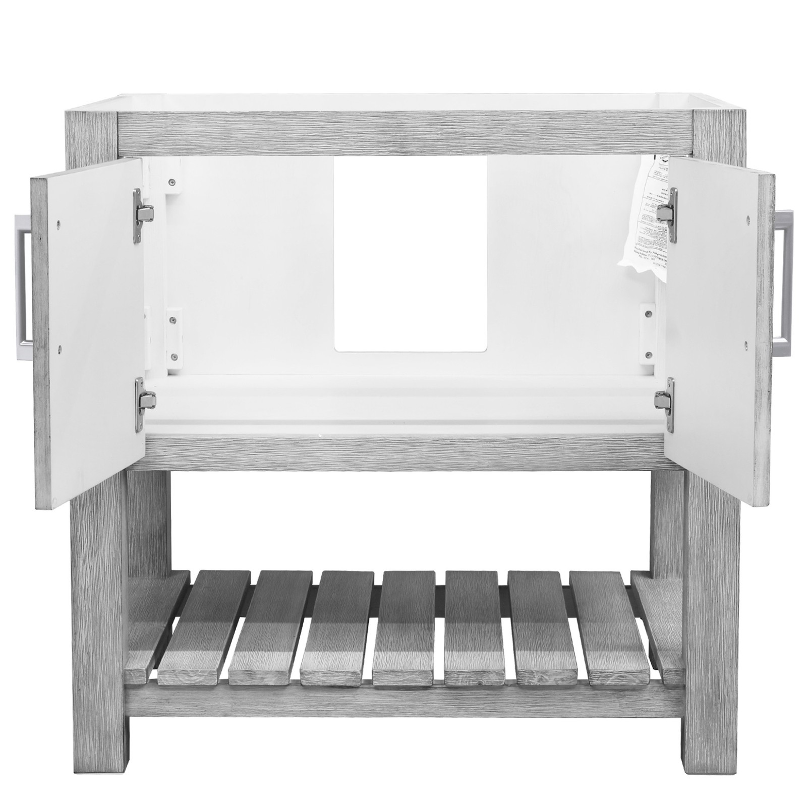 Miseno MV-30SG-6001-317C 30″ – Stonewash Grey / Cafe Mocha Top / Brushed Nickel