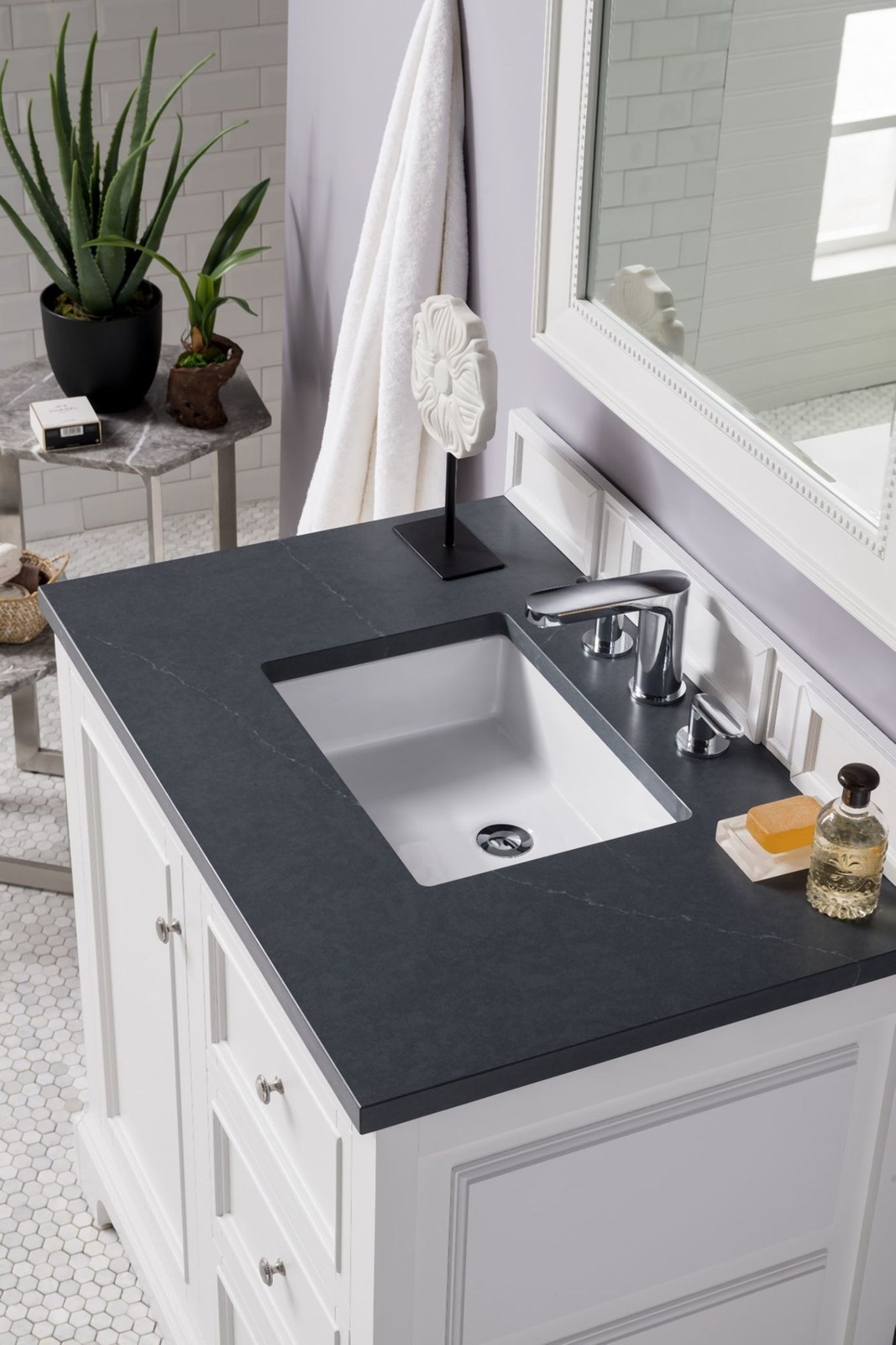James Martin Vanities 825-V36-3CSP De Soto 36″ – White
