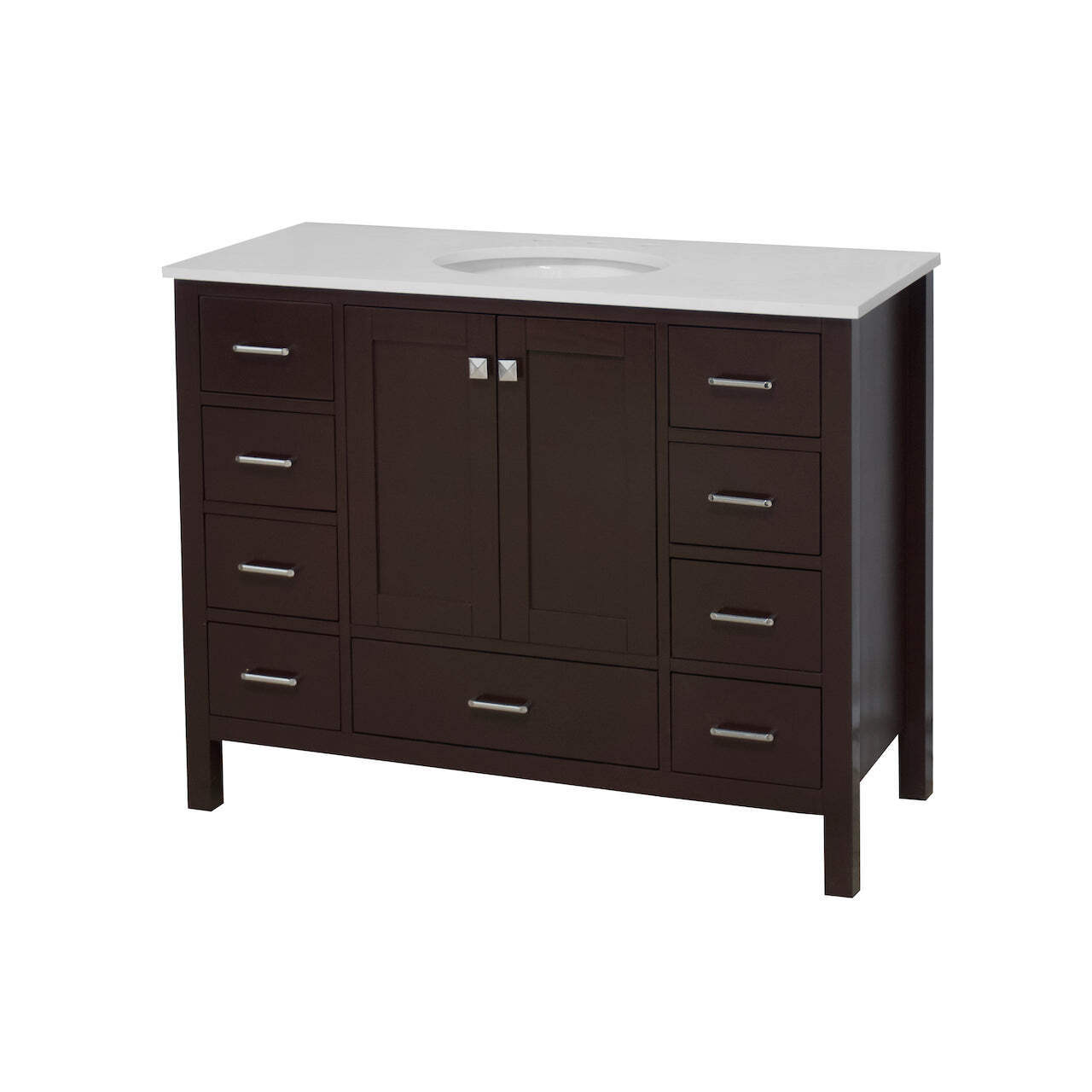 Horizon 48-inch Vanity with Engineered White Top