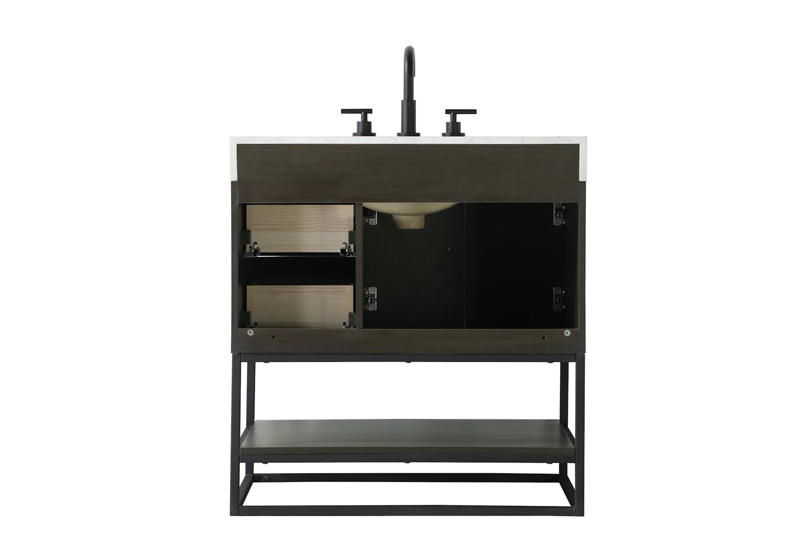 Elegant Lighting VF29232 Caroline 32″ – Brown