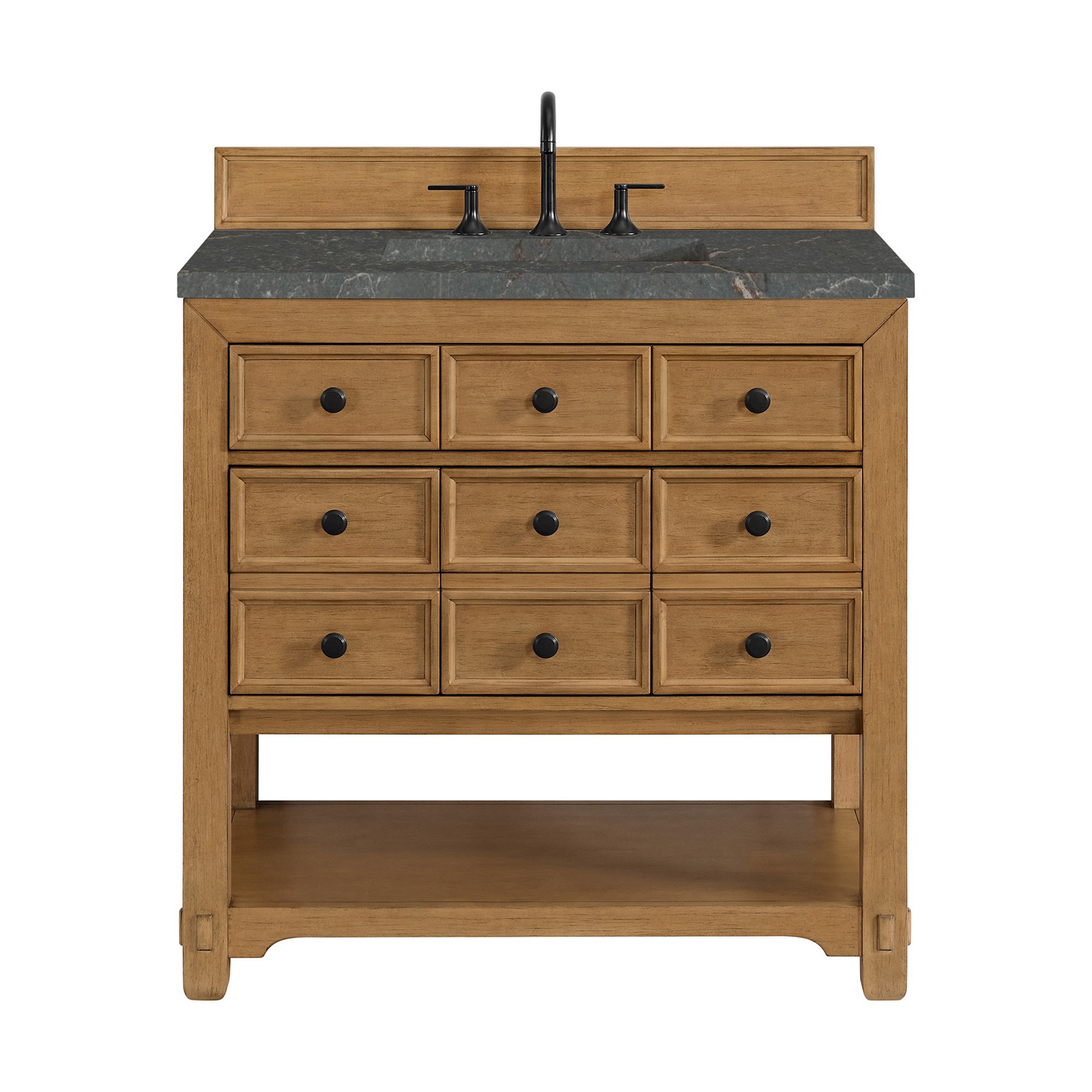 James Martin Vanities 505-V36-3PBL Malibu 36″ – Amber Birch