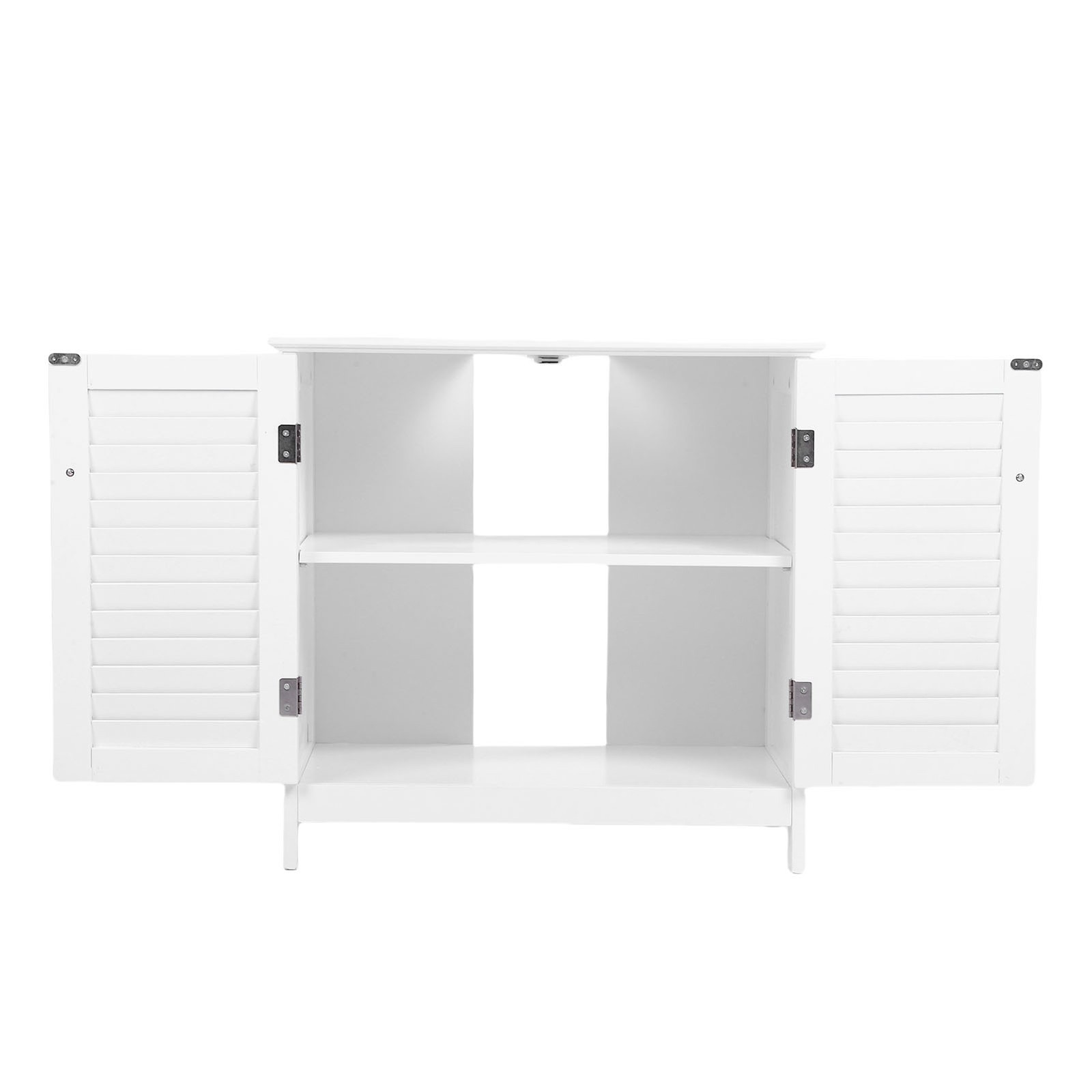 Bathroom Vanity Closed Storage Freestanding Wood Cabinet Under Sink Space