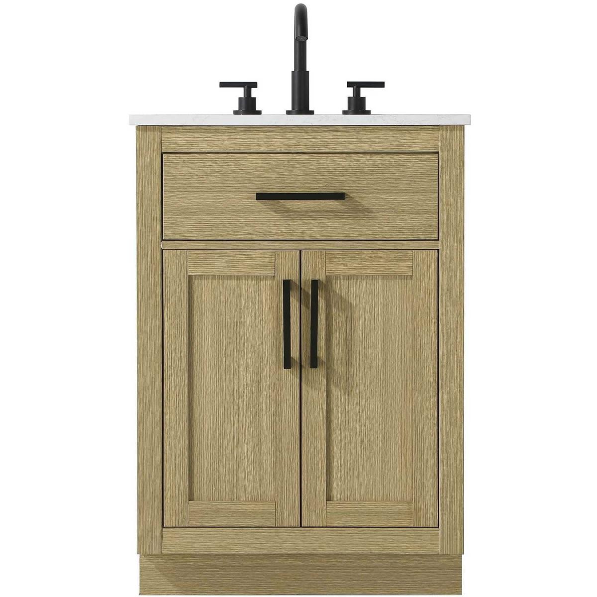 Elegant Lighting VF29724MHB Alden Vanity Honey Brown