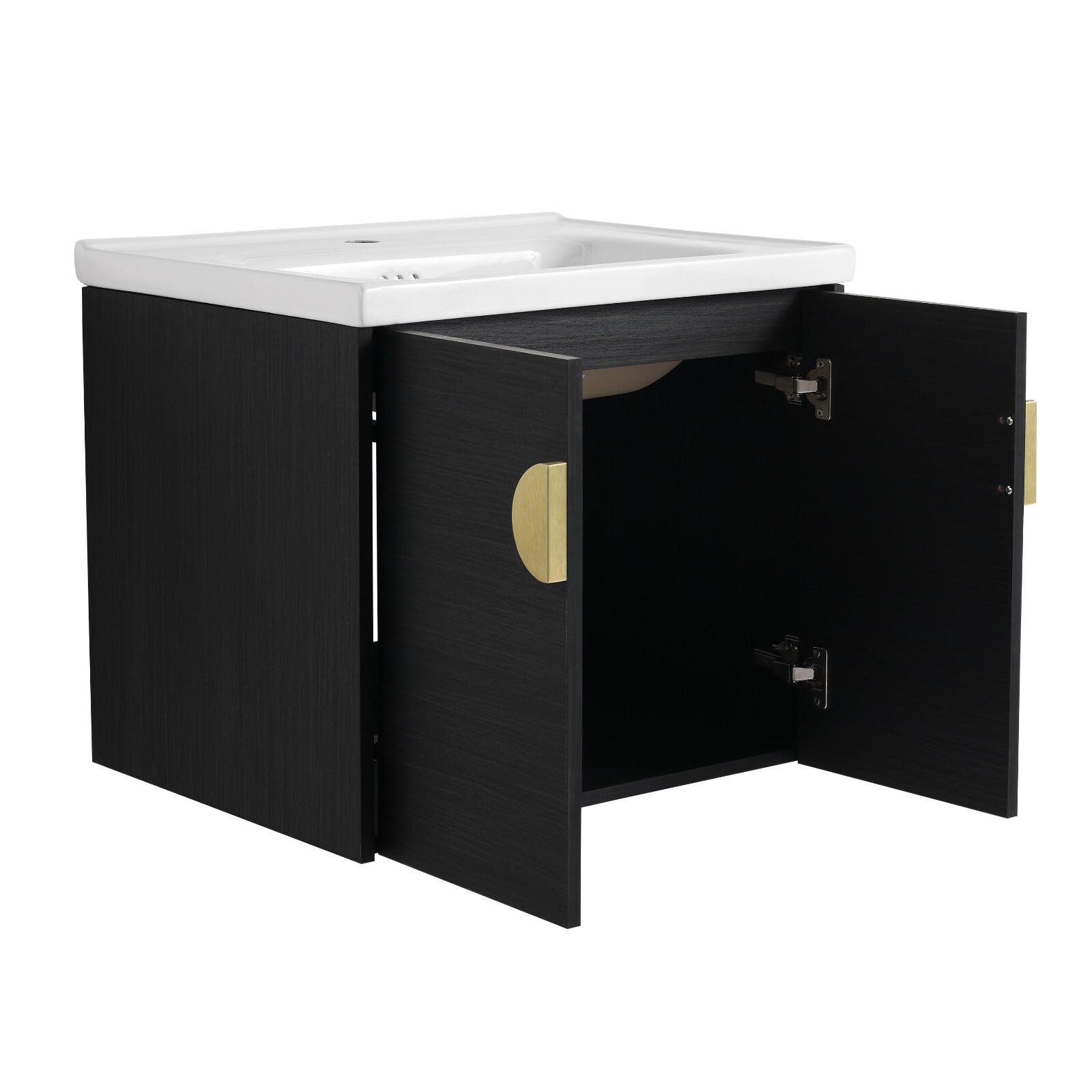24 Inch Soft Close Doors Bathroom Vanity With Sink, For Small Bathroom